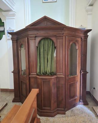 Confessionale legno massello