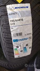 4 pneumatici Michelin Alpin 7 195/65R15 91T