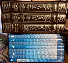 2 enciclopedie,la sacra Bibbia e antico testamento