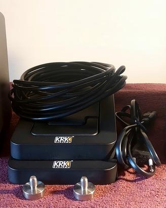 krk goaux 3 casse monitor portatili bluetooth, rca