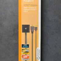 Connettore HDMI - DisplayPort Femmina + USB-A