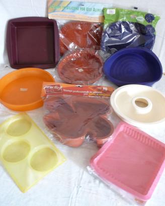 Stampo forma tortiera forno silicone metallo