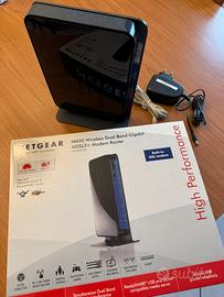 Modem Router Netgear N600 Wireless ADSL2+