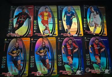 Lotto 8 Carte Football Champions 2001/02 foil
