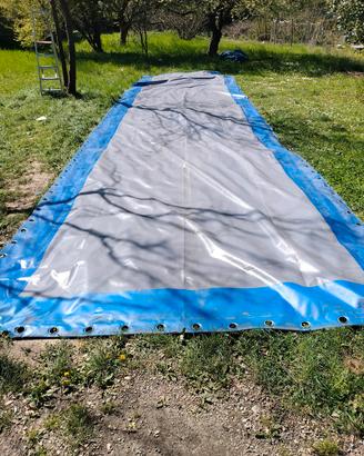 Telone 12x2,90  gommato in PVC ochiellato 