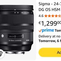 Sigma - 24-70 mm-F/2.8-AF // NIKON