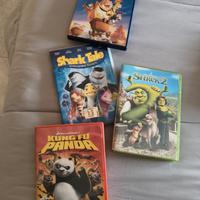 n.4 DVD film e cartoni animati