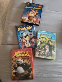 n.4 DVD film e cartoni animati