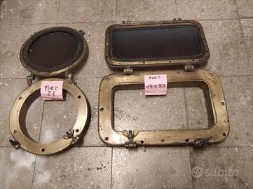 oblò usati in ottone 