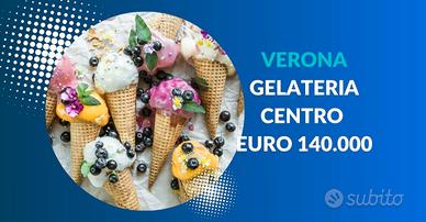 Bar gelateria in piazza centrale di Verona 21R