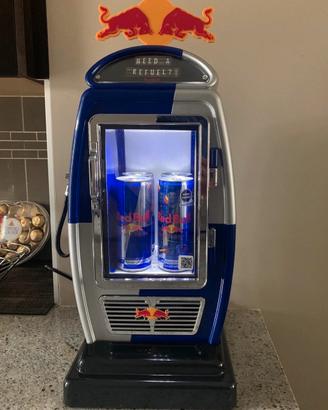 Frigorifero Red Bull pompa di benzina nuovo