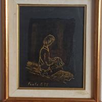 Dipinto Paolo polli -  Sedia