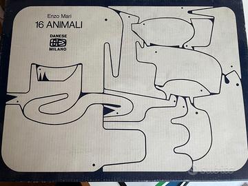 Danese Milano 16 Animali Puzzle di Enzo Mari 1957