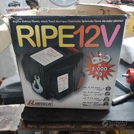 argano 12v con telecomando 