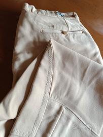 pantaloni equitazione beige 