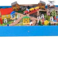 Tavolo pista di legno