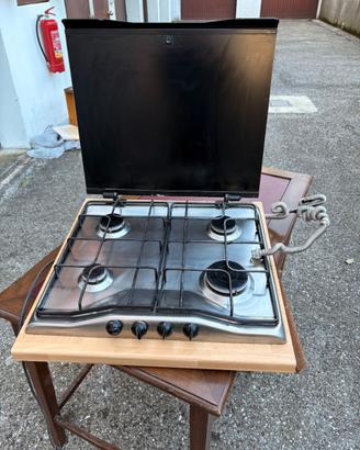 Piano cottura a gas 4 fuochi
