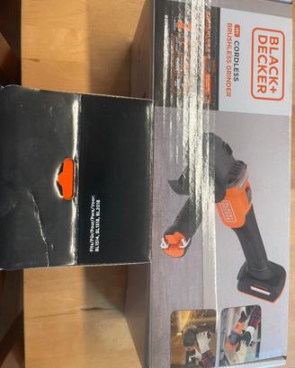 Smerigliatrice balck & decker completa di batteria