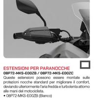 Paranocche (paramani) estensione. HONDA X ADV 750