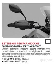 Paranocche (paramani) estensione. HONDA X ADV 750