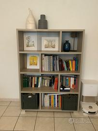 Libreria modello "Skema" - Effetto Olmo Naturale