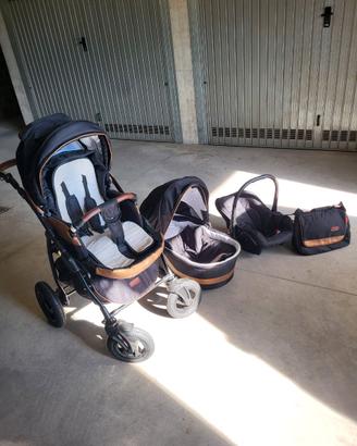 Passeggino Trio Verdi Babies Optima completo (navi
