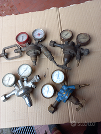 Manometri per bombole di ossigeno e acetilene