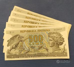 Banconote 500 Lire "Testa di Aretusa" -ITALIA