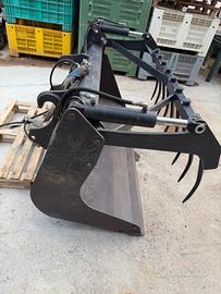 Benna frontale con attacco diretto con griffa