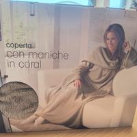 Coperta Pile con Maniche