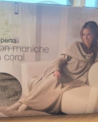 Coperta Pile con Maniche