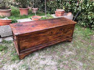 Cassapanca toscana in legno arice