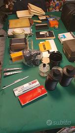 Materiale fotografico per camera oscura