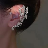 Orecchini ali farfalla - colore Argento - SX e DX