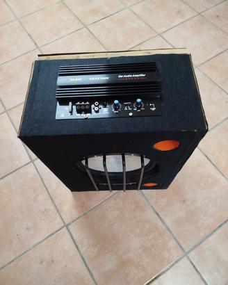 subwoofer attivo 1000Watt car audio 