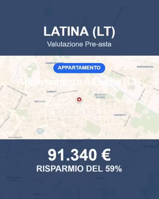 Immobile in asta di 114 m² a Latina