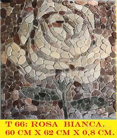 ROSA BIANCA, ma in ciottoli di fiume.