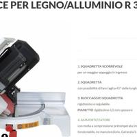 TRONCATRICE PER LEGNO/ALLUMINIO R300SI -PEGIC-