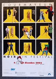 Manifesto\poster "Courmayer Noir in Festival" 2003