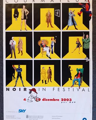Manifesto\poster "Courmayer Noir in Festival" 2003