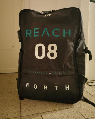 Sacca Kitesurf North Reach + kite North Rebel 10