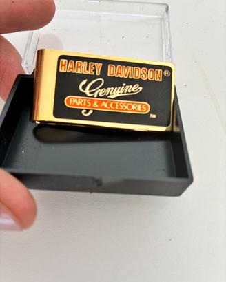Fermasoldi vintage Harley Davidson “Genuine Parts”