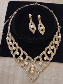 parure con perle 
