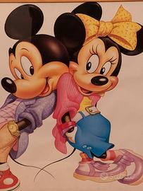 Quadro poster Topolino e Minni 1987 made inGermany