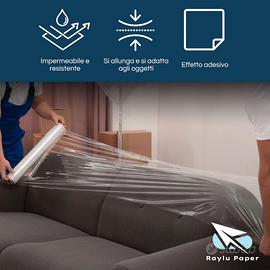 film imballaggio pallet trasparente 6 rotoli