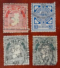 Blocco 4 Francobolli Irlanda EIRE