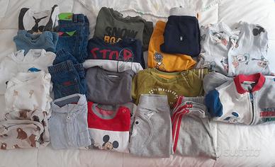 Lotto Vestiti vari neonato 6/9 mesi 68 cm