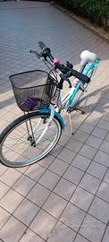 BICICLETTA CITY VENERE 24'' ACCIAIO