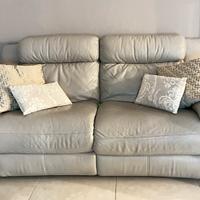 Divano poltrone sofà in pelle elettrico