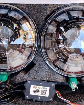 Fari led 7 pollici Starry rgb